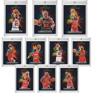 Michael Jordan Custom Holographic SP Insert 10 Card Lot | Collectible Cards